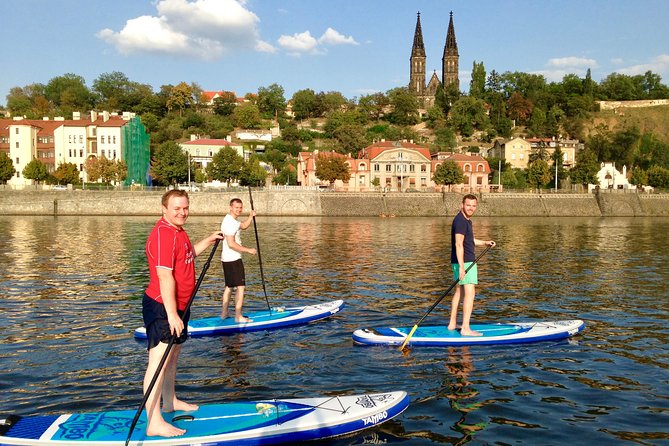 Stand-Up Paddleboarding on the Vltava River in Prague - A guide-led lesson, not just a board rental