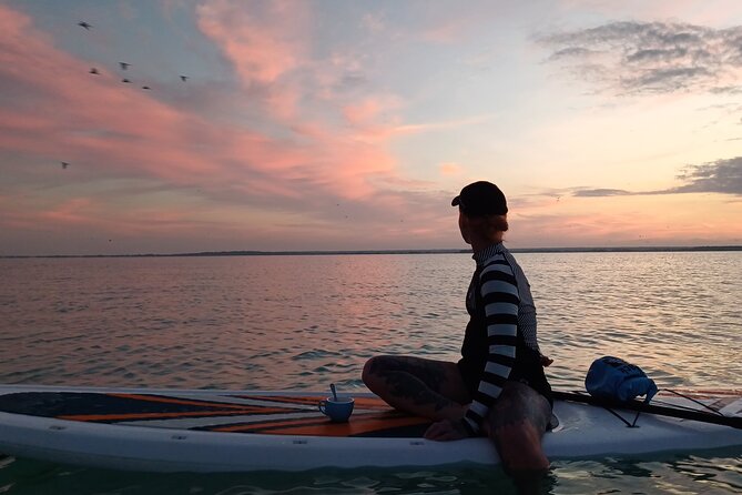 Sunrise on Paddleboard with breakfast in the lagoon of 7 colors - A small group with a conservation message