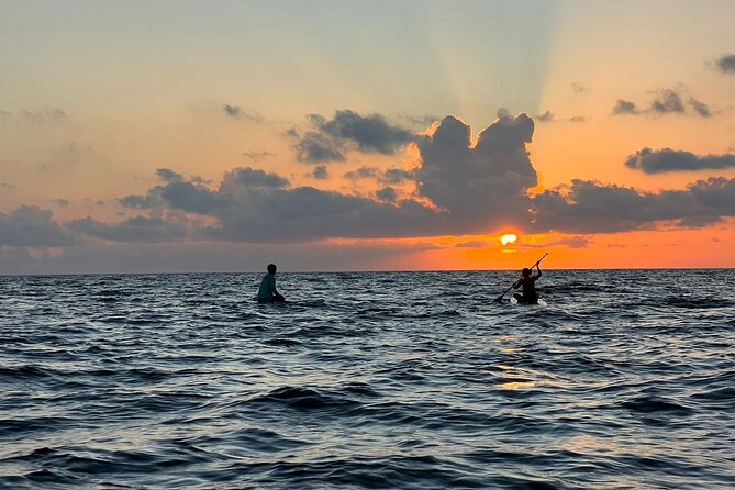 Sunrise Stand Up Paddle activity on a privileged beach. - A private lesson, not a board rental