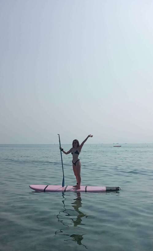 Sunrise Stand Up Paddle Board With DRONE SHOOT - The paddleboard ride and the sunrise