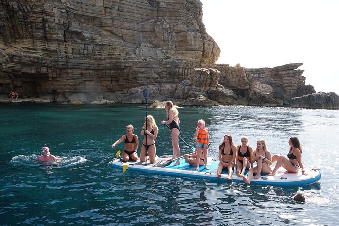 Sunset Beach Tour 3 HS all Inclusive ( Paddle boards , Kayaks & Snorkeling) - Cala Salada offers another swim break