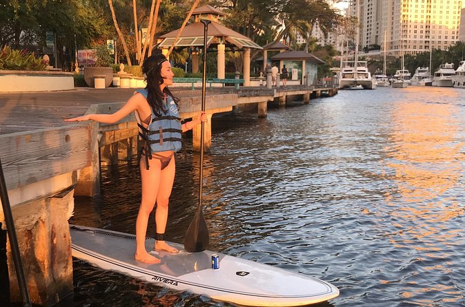 Sunset on Paddleboard Experience in Las Olas Fort Lauderdale - Stop 2: History Fort Lauderdale from the water
