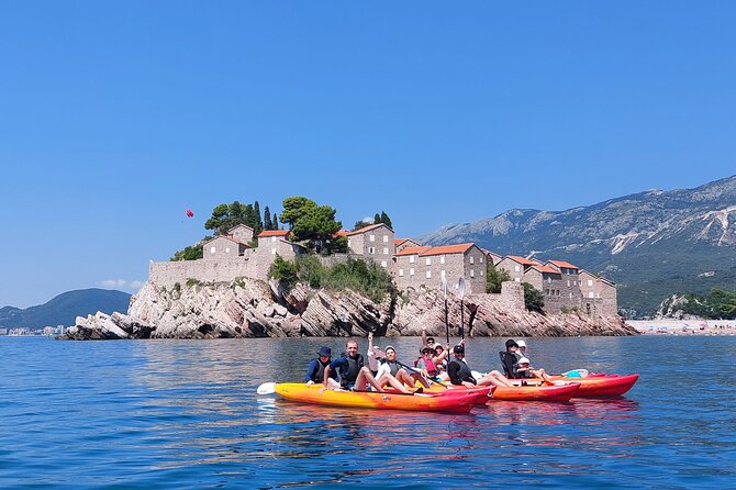 SUP-board and kayak rental point: from 1 hour to full day - The longer paddle toward Sveti Stefan