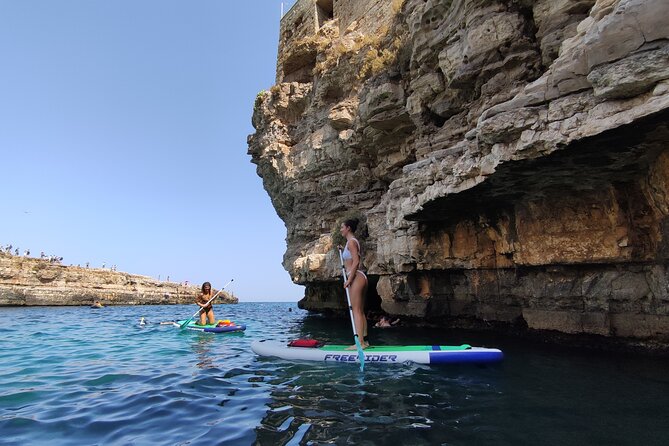 SUP Excursion in Polignano a Mare - The Introductory Lesson Comes First