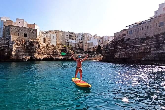 SUP in Polignano : Guided Excursions or Free Hire - Morning calm or sunset color