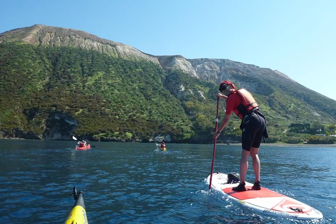 SUP into the sunset on Vulcano Island - Finishing at Sabbie Nere