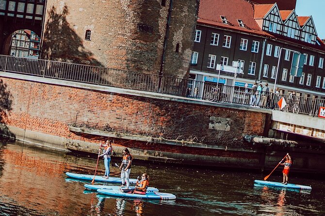 SUP Private Tour in Motlawa River - Mariacka Gate, Green Gate, and Cow Gate