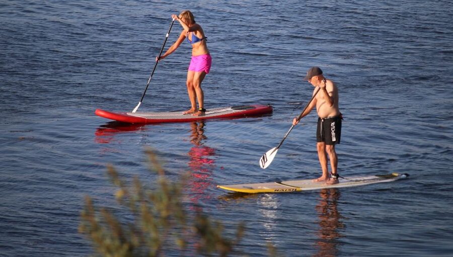 SUP rental in the bay of Taormina - A swim near Capo Taormina