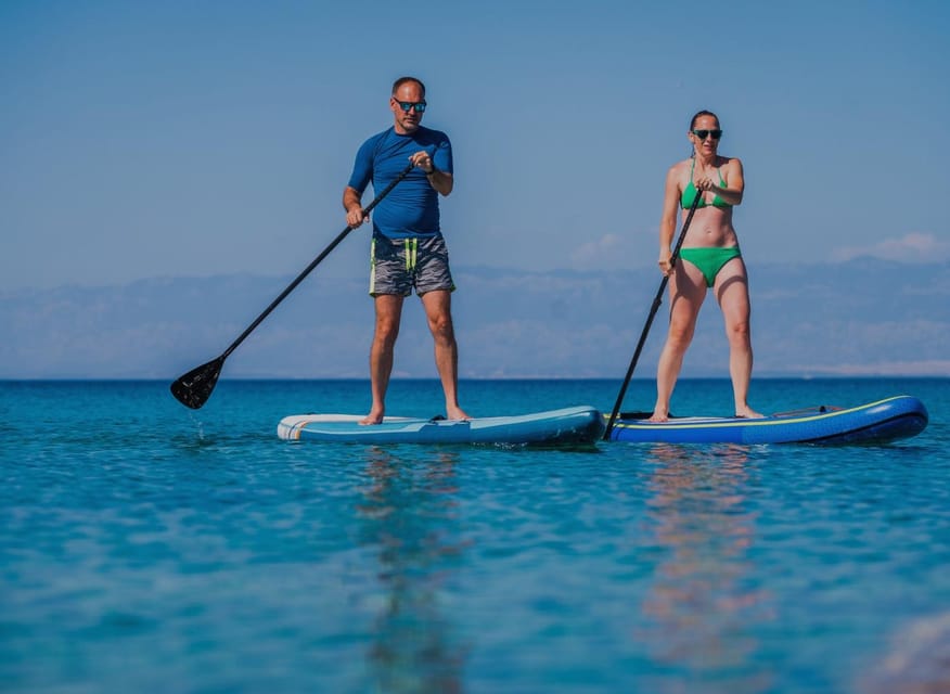 SUP Safari - Catamaran Cruise Dia Island & Gourmet Delights! - Practical comfort on a luxury catamaran