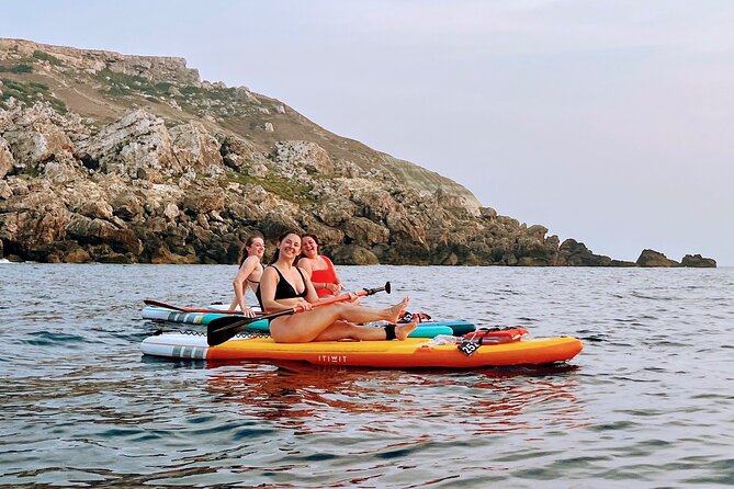 SUP Sunset Paddling to Ta Marija Caves - Who will enjoy this most?