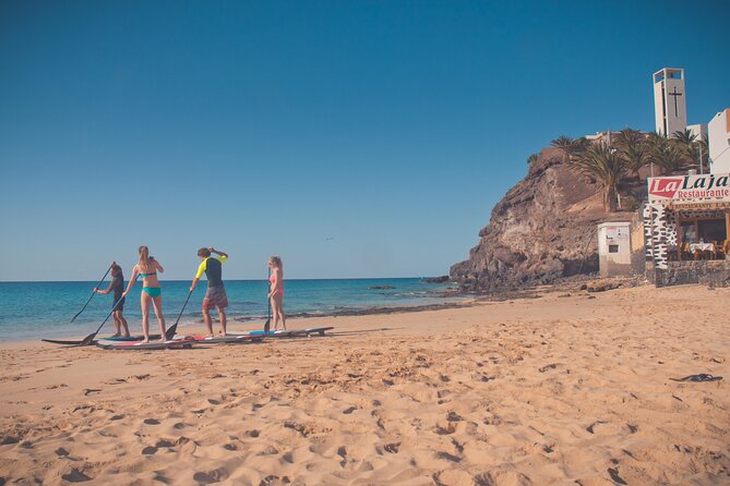 SUP taster course in the picturesque bay of Morro Jable - The possible route toward Jandía lighthouse