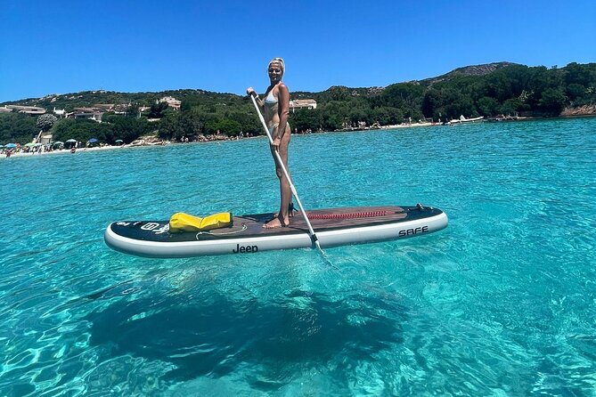 SUP Tour Experience Sunrise or Sunset breakfast or aperitif Olbia - Cala Moresca, Porto Istana, and route changes