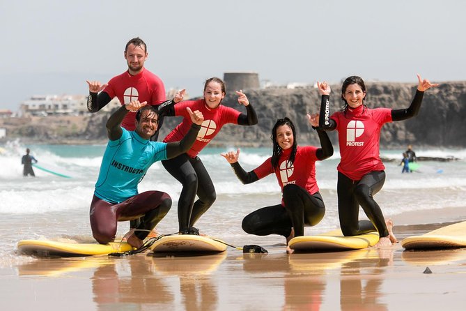 Surf Class at Corralejo - Choosing the right beach for the day