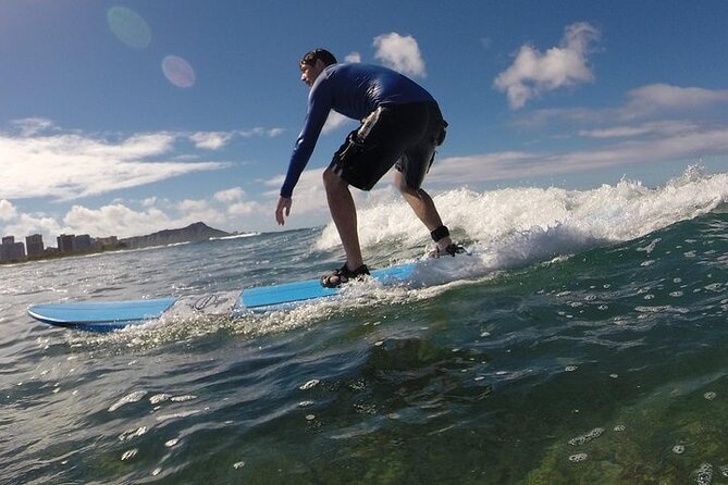 Surf HNL: Ala Moana Surf Lessons!!! - Paddling out with an instructor nearby