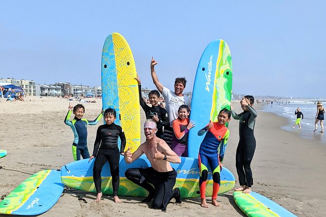 Surf Lesson for Kids in Venice Beach - A gentle first step onto a Venice Beach wave