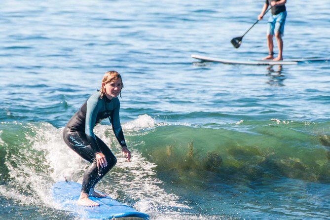 Surf Lesson in Laguna Beach - Walking to Thalia Street Beach