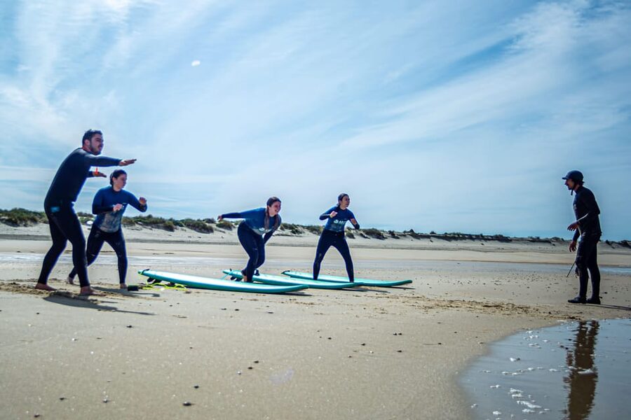Surf Lesson in Praia de Mira - Coaching from patient, upbeat instructors