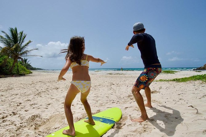 Surf lessons 1h30 (4-6 people) Kokoplaj Surf camp Guadeloupe school - Key points at a glance