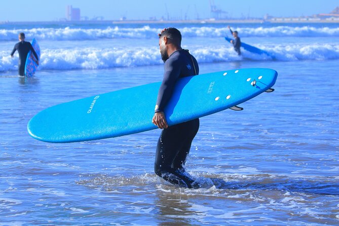 Surf lessons and guiding in Agadir - Starting on Agadir Beach at 10:00