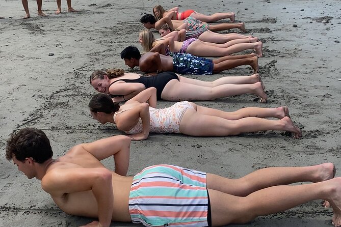 Surf lessons at Manuel Antonio Beach - Manuel Antonio Beach as the setting