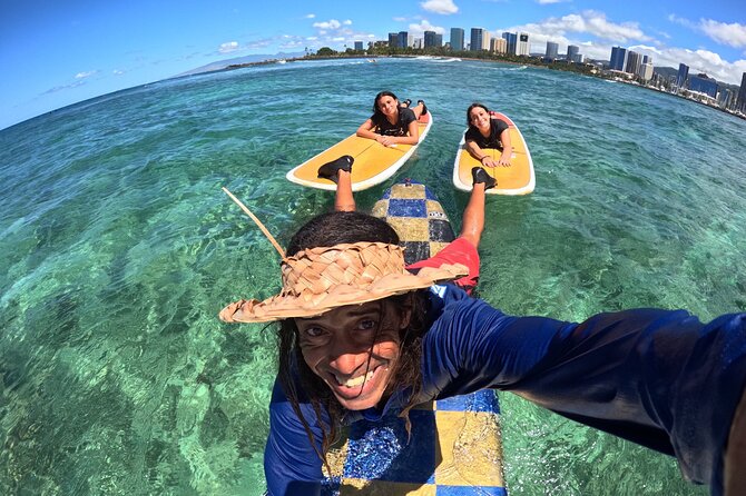 Surf Lessons get your Social Media video & photos you Surfing HI. - Why the two-student format matters