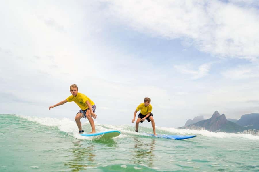 Surf lessons: in Arpoador in Ipanema. - Who will get the most from this lesson