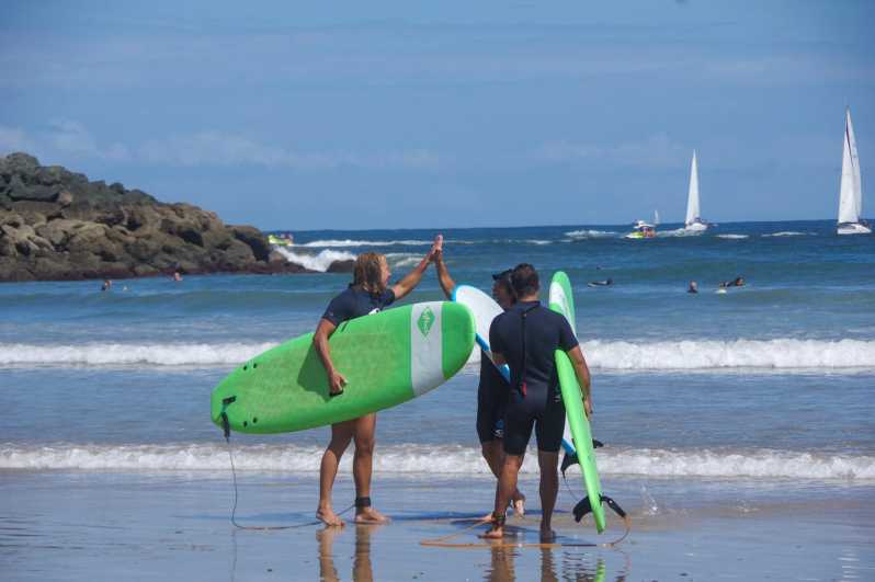 Surf Lessons in Bidart/Biarritz - All Equipment Included - Getting fitted with a board and wetsuit