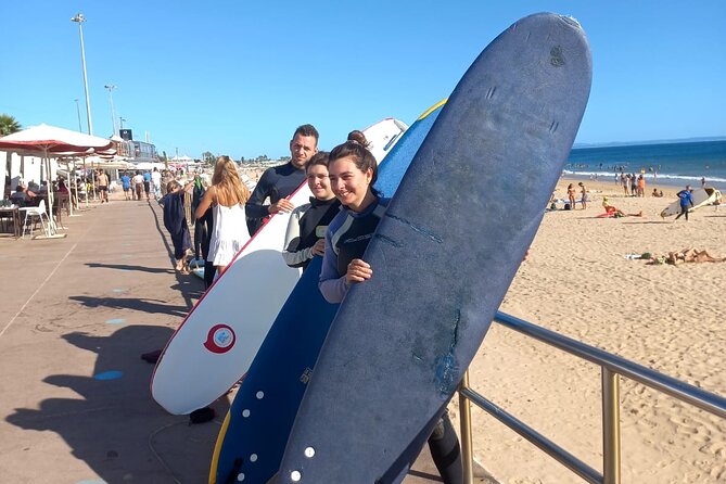 Surf Lessons in Cascais - One hour of coached practice in the water