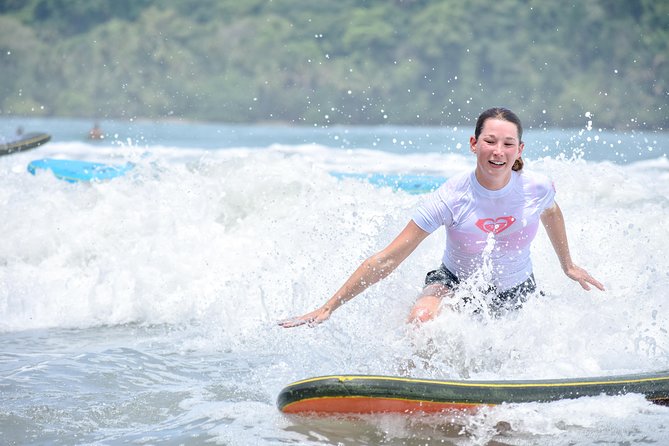Surf Lessons in Manuel Antonio - Learning to surf at Playa Espadilla Norte