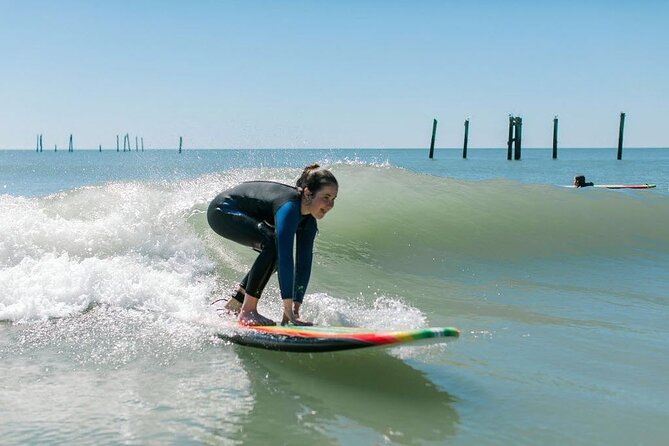 Surf Lessons in Myrtle Beach, South Carolina - The ocean lesson: timing, stance, and the first ride