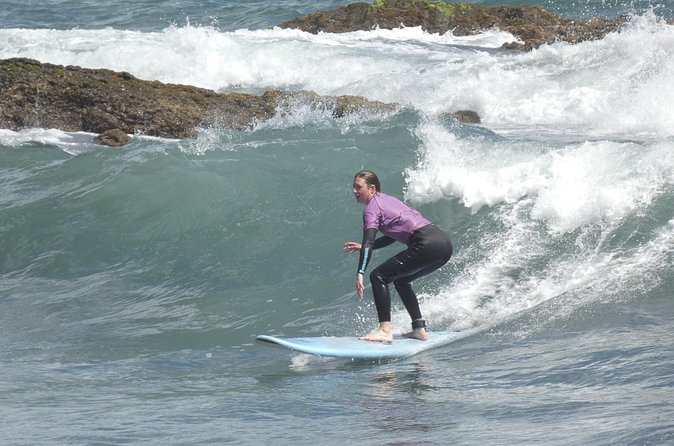 Surf Lessons Tailored to Your Skill Level in Madeira - Surfing waves matched to your skill level