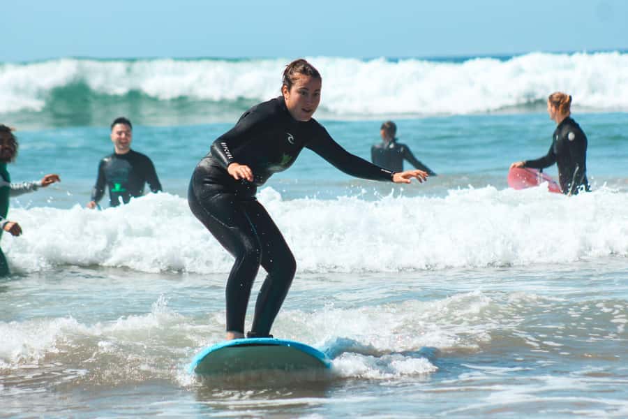 Surf Lessons with Local instructor - The Setting: Taghazout, Nearby Beaches, and Coastal Views
