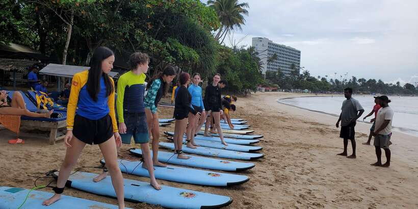 Surf & Stay โ Private Surf Lesson Experience in Weligama - Meeting the coach and getting ready on the sand