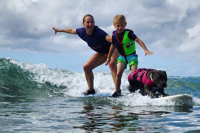 Surf with a Service Animal - Getting from beach introduction to first waves