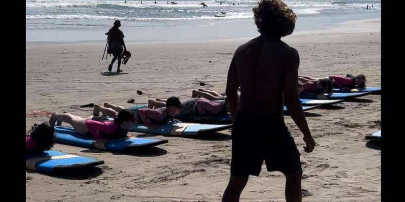SURFA BALI curated surf lesson + trip to spots (Beg. & Int.) - Pickup from Seminyak, Canggu, Kuta, or Jimbaran