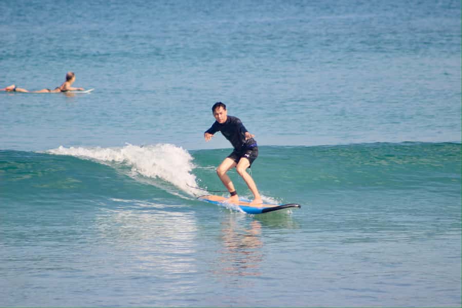 Surfing Class for Beginners Legian Beach Bali - Why Legian Beach works for a first surf lesson