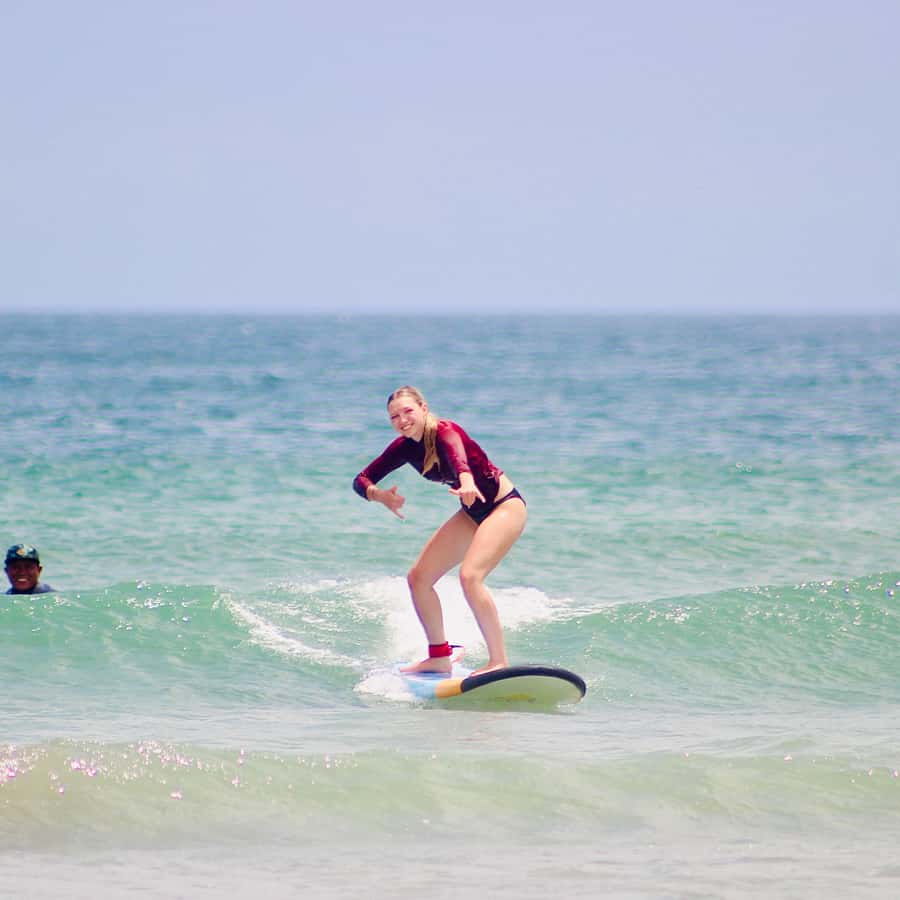Surfing Class for Beginners Legian Beach Bali - Friendly teaching and useful encouragement