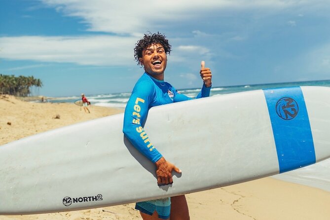 Surfing lesson at beautiful beach Playa Encuentro - Key points for choosing this Playa Encuentro lesson