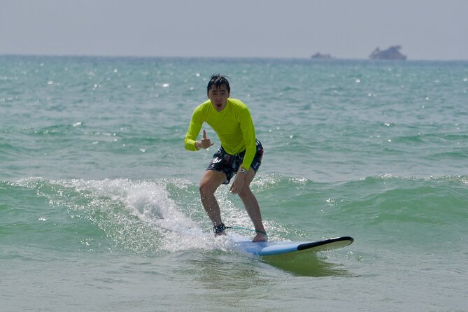 Surfing Lesson in Phuket - Moving into the warm Andaman Sea