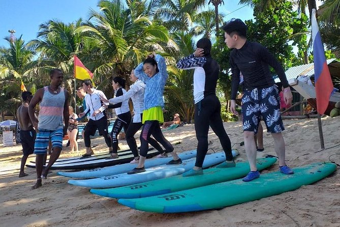 Surfing lessons - The board and wetsuit are included