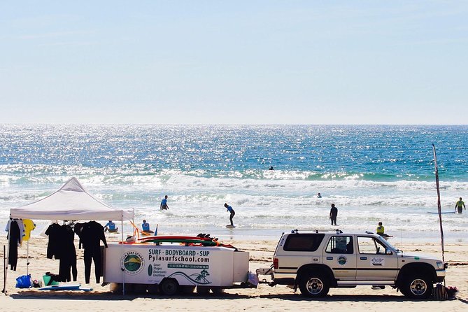 Surfing lessons - Finding the changed meeting point on the D218
