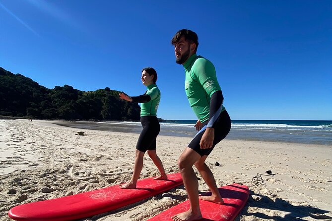 Surfing Lessons at Byron Bay Surf School - What happens before you enter the water