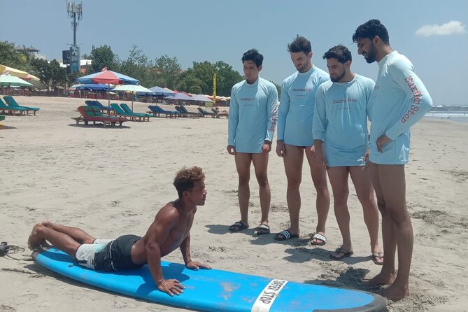 Surfing Lessons for Beginner in Bali - Kuta beach, coffee, music, and sunset