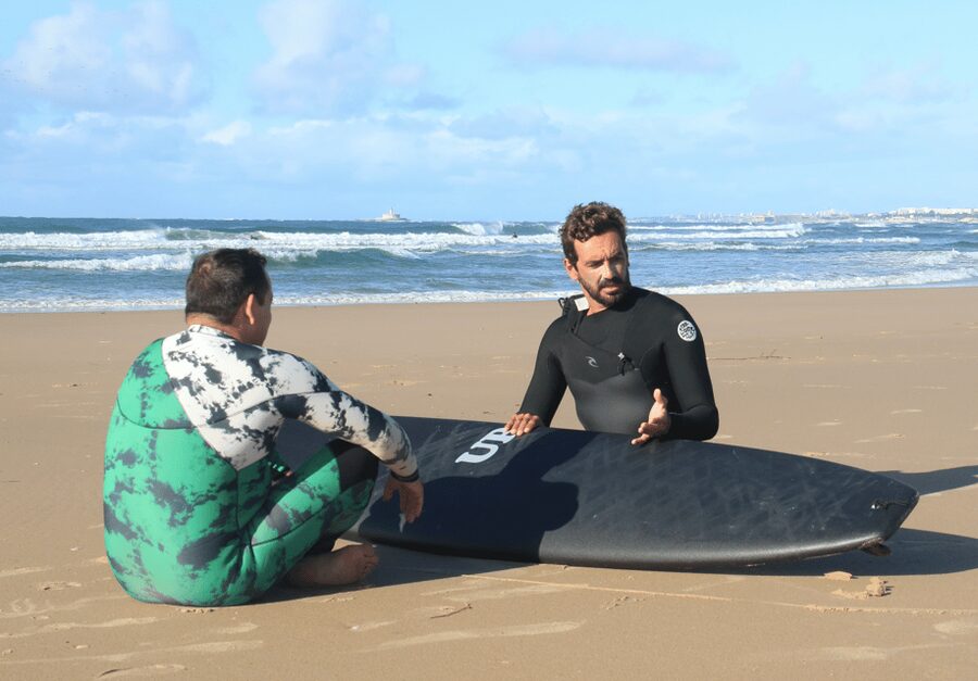 Surfing: Lessons & Guiding - What the first part of the lesson is designed to do