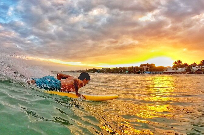 Surfing Lessons - Learn To Surf In Playa del Carmen - What the sunset option adds