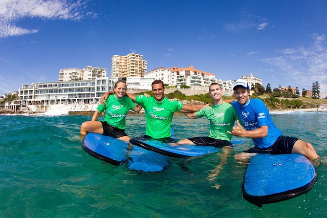 Surfing Lessons on Sydney's Bondi Beach - Sand practice before the ocean