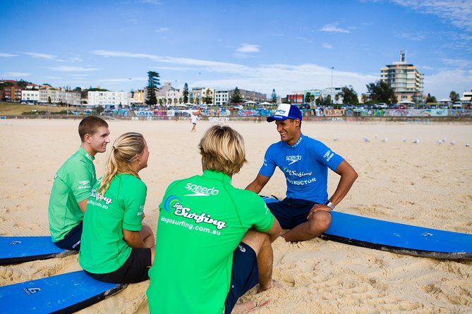 Surfing Lessons on Sydney's Bondi Beach - Bondi Beach and the first waves
