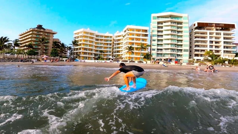 Surfing on the north of the bay - Why this surf lesson works for first timers