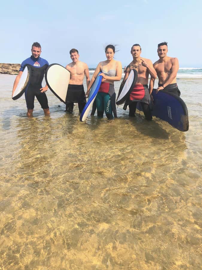 Sydney: Full Day Learn to Surf Adventure - Incl BBQ Lunch - Starting with a land lesson