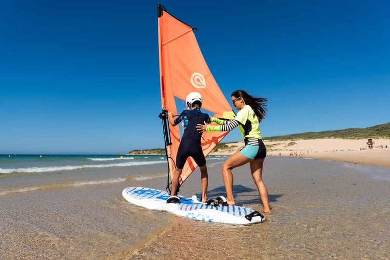 Tarifa, Cadiz: Windsurfing lessons for all levels and all ages - The First Thirty Minutes: Beach Instruction and Setup
